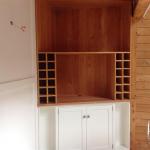 TV unit with wine racks, DVD rack and cupboards